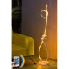 Modern Floor Lamp with Remote, 120 cm Height, 100% Aluminium, 16 Colors & 4 Modes, A+ Energy Rated, Abstract Design, Perfect for Home & Hotel