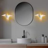 Elegant White Wall Lamp, Metal Body, 31 x 12 x 16 cm | IP20, LED 1W 3000K | Stylish Lighting for Modern Home Decor & Ambiance