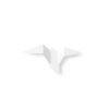 Elegant White Wall Lamp, Metal Body, 31 x 12 x 16 cm | IP20, LED 1W 3000K | Stylish Lighting for Modern Home Decor & Ambiance