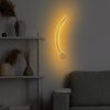 Elegant Gold Wall Lamp, Metal Body, 49 x 15 x 10 cm | SMD LED 7W 3000K | Stylish Lighting for Modern Home Decor & Ambiance