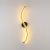 Stylish Black Wall Lamp, Metal Body, 67 cm Height | Integral LED 16W 3000K | Perfect for Modern Decor, IP20 Rated, Sleek Design for Any Room