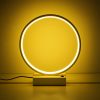 Elegant White Table Lamp, Metal Body, 30 cm x 35 cm x 9 cm | 12W LED, 3000K, 80 CRI | Perfect for Home & Office, Stylish & Functional Design