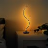 Elegant Black Table Lamp, Metal Body, 57 cm Height, 13 cm Base, 16W LED 3000K, 80 CRI, 200 cm Cable, On/Off Switch | Perfect for Modern Decor