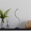 Elegant Black Table Lamp, Metal Body, 57 cm Height, 13 cm Base, 16W LED 3000K, 80 CRI, 200 cm Cable, On/Off Switch | Perfect for Modern Decor