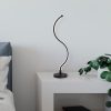 Elegant Black Table Lamp, Metal Body, 57 cm Height, 13 cm Base, 16W LED 3000K, 80 CRI, 200 cm Cable, On/Off Switch | Perfect for Modern Decor