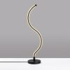 Elegant Black Table Lamp, Metal Body, 57 cm Height, 13 cm Base, 16W LED 3000K, 80 CRI, 200 cm Cable, On/Off Switch | Perfect for Modern Decor