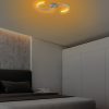 Elegant Grey Chandelier, Metal Body, 25 cm Width x 51 cm Height | SMD LED 16W 3000K | Stylish Lighting for Modern Spaces, IP20 Rated