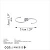 Elegant Grey Chandelier, Metal Body, 25 cm Width x 51 cm Height | SMD LED 16W 3000K | Stylish Lighting for Modern Spaces, IP20 Rated