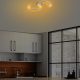Elegant Chrome Chandelier, Metal Body, 25 cm Width x 51 cm Height | SMD LED 16W 3000K | Stylish Lighting for Modern Home Décor