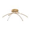 Elegant Gold Chandelier, Metal Body, 57 cm Width, 20 cm Height | SMD LED 28W 3000K | Stylish Lighting for Modern Home Decor & Ambiance