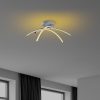 Elegant Grey Chandelier, Metal Body, 57 cm Width, 20 cm Height | SMD LED 28W 3000K | Stylish Lighting for Modern Home Décor & Ambiance