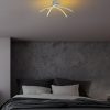 Elegant Grey Chandelier, Metal Body, 57 cm Width, 20 cm Height | SMD LED 28W 3000K | Stylish Lighting for Modern Home Décor & Ambiance