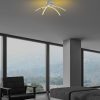 Elegant Grey Chandelier, Metal Body, 57 cm Width, 20 cm Height | SMD LED 28W 3000K | Stylish Lighting for Modern Home Décor & Ambiance