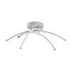 Elegant Grey Chandelier, Metal Body, 57 cm Width, 20 cm Height | SMD LED 28W 3000K | Stylish Lighting for Modern Home Décor & Ambiance