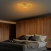 Elegant Gold Chandelier, Metal Body, 68 x 14 x 68 cm | SMD LED, 3 x 11W 3000K | Stylish Lighting for Modern Home Décor & Ambiance