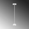 Elegant White Floor Lamp, Metal Body, 111 cm Height, 16 cm Diameter, 5W LED, 8-Hour Battery Life, Perfect for Modern Home Decor & Lighting