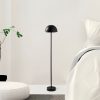 Stylish Black Floor Lamp, Metal Body, 115 cm Height, 20 cm Diameter | 80 CRI, LED 5W, 8-Hour Battery Life | Perfect for Modern Living Spaces