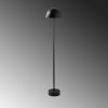 Stylish Black Floor Lamp, Metal Body, 115 cm Height, 20 cm Diameter | 80 CRI, LED 5W, 8-Hour Battery Life | Perfect for Modern Living Spaces
