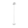 Elegant White Floor Lamp, Metal Body, 115 cm Height, 20 cm Diameter, 80 CRI, 5W LED, 8-Hour Battery Life | Perfect for Modern Home Decor & Lighting