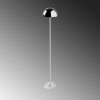 Stylish Chrome Floor Lamp, 115 cm Height, 20 cm Diameter | Metal Body, 80 CRI, 8-Hour Battery Life, Integral LED, Perfect for Modern Decor
