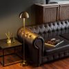 Elegant Gold Floor Lamp, Metal Body, 115 cm Height, 20 cm Diameter, 80 CRI, 5W LED, 8-Hour Battery Life | Perfect for Modern Living Spaces