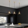 Glamorous Shiny Gold Chandelier, Metal Body, Adjustable Height, 20 x 20 x 124 cm | E27 Socket, Max 40W | Elegant Lighting for Modern Spaces, IP20