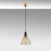 Glamorous Shiny Gold Chandelier, Metal Body, Adjustable Height, 20 x 20 x 124 cm | E27 Socket, Max 40W | Elegant Lighting for Modern Spaces, IP20