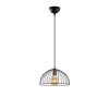 Industrial Chandelier, Black & Antique Finish, 31 x 31 x 105 cm | Metal Body, Adjustable Height, E27 Socket, Perfect for Modern Spaces