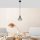 Opviq, 942FLG1619, Industrial Chandelier with Metal Body, Black & Antique Finish, 20 x 20 x 117 cm | Adjustable Height, E27 Socket, Perfect for Modern Spaces