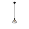 Industrial Chandelier with Metal Body, Black & Antique Finish, 20 x 20 x 117 cm | Adjustable Height, E27 Socket, Perfect for Modern Spaces