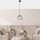 Industrial Chandelier, Black & Antique, 26 x 26 x 121 cm | Metal Body, Adjustable Height, E27 Socket, Perfect for Modern Home Decor & Dining Spaces