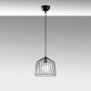 Industrial Chandelier, Black & Antique, 26 x 26 x 121 cm | Metal Body, Adjustable Height, E27 Socket, Perfect for Modern Home Decor & Dining Spaces