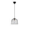 Industrial Chandelier, Black & Antique, 26 x 26 x 121 cm | Metal Body, Adjustable Height, E27 Socket, Perfect for Modern Home Decor & Dining Spaces