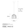 Industrial Chandelier, Black & Antique, 26 x 26 x 121 cm | Metal Body, Adjustable Height, E27 Socket, Perfect for Modern Home Decor & Dining Spaces