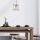 Industrial Chandelier with Metal Body, Adjustable Height 32-122 cm, Black & Antique Finish, E27 Socket, 90 cm Cable, Perfect for Modern Spaces