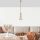 Opviq, 942FLG1616, Elegant Shiny Gold Chandelier, Metal Body, Adjustable Height, 15 x 15 x 125 cm | E27 Socket, Max 40W | Modern Glam Design for Home & Office
