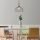 Modern Industrial Chandelier, Black & Antique Finish, 34x34 cm, Height Adjustable 44-134 cm, E27 Socket, Stylish Metal Design for Glamorous Spaces