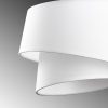Elegant White Chandelier, Adjustable Height 30-120 cm, Metal Body, Fabric Cap, Ø32 & Ø22, E27 Socket, Perfect for Modern Home Décor, IP20 Rated