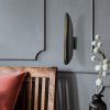 Modern Wall Lamp, Black & Yellow, 8 x 12 x 42 cm | Metal Body, E14 Socket, IP20 | Stylish Industrial & Scandinavian Design for Home Decor