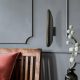 Modern Wall Lamp, Black & Yellow, 8 x 12 x 42 cm | Metal Body, E14 Socket, IP20 | Stylish Industrial & Scandinavian Design for Home Decor