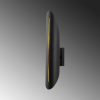 Modern Wall Lamp, Black & Yellow, 8 x 12 x 42 cm | Metal Body, E14 Socket, IP20 | Stylish Industrial & Scandinavian Design for Home Decor