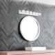 Elegant White Wall Lamp, Metal Body, 10 x 10 x 91 cm | Base Plate 91 x 10 cm, IP20, 6 x E27 Max 40W | Perfect for Modern Home Decor & Ambiance