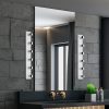 Elegant White Wall Lamp, Metal Body, 10 x 10 x 91 cm | Base Plate 91 x 10 cm, IP20, 6 x E27 Max 40W | Perfect for Modern Home Decor & Ambiance