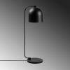 Modern Black Table Lamp, Metal Body, 17 x 22 x 60 cm | E14 Socket, 40W Max, IP20 | Stylish Industrial & Scandinavian Design for Home & Office