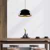 Elegant Black & Gold Chandelier, 40 x 40 x 30 cm, Adjustable Height up to 120 cm | Metal Body, IP20, E27 Socket | Perfect for Glam & Scandinavian Decor