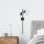 Opviq, 942FLG2148, Modern Black Wall Lamp, Metal Body & Glass Cap, 32 x 27 x 72 cm | IP20, Max 40W | Stylish Industrial & Scandinavian Design