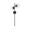 Opviq, 942FLG2148, Modern Black Wall Lamp, Metal Body & Glass Cap, 32 x 27 x 72 cm | IP20, Max 40W | Stylish Industrial & Scandinavian Design