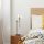 Modern Gold Table Lamp, Metal Body, 18 x 24 x 66 cm, E14 Socket, 40W Max, 200 cm Cable, Stylish Scandinavian Design for Home & Office Décor