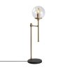 Modern Gold Table Lamp, Metal Body, 18 x 24 x 66 cm, E14 Socket, 40W Max, 200 cm Cable, Stylish Scandinavian Design for Home & Office Décor