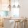 Opviq, 942FLG1228, Industrial Chandelier with Metal Body, Adjustable Height 101 x 28 x 46-126 cm, Black & Antique Finish, 3 x E27 Socket, Perfect for Modern Spaces